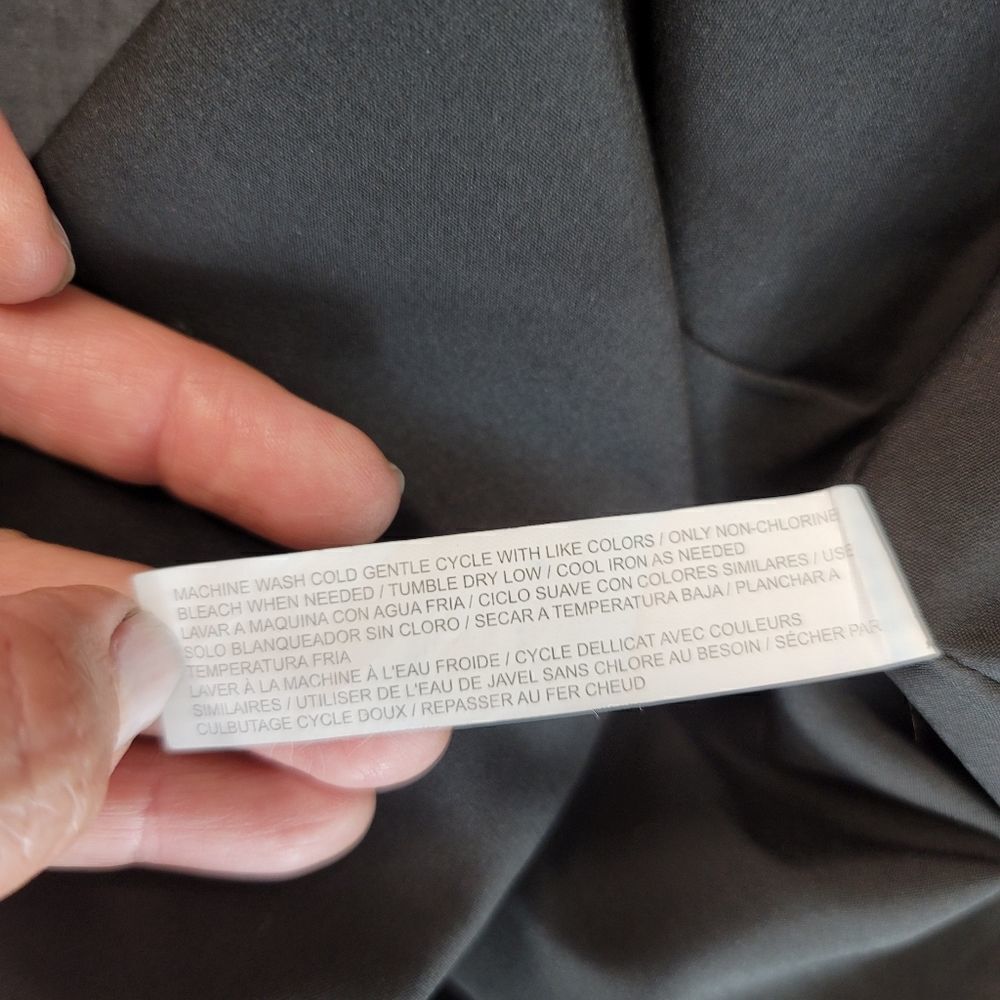 Eloqui Gray Unstructuredgray Open Front Blazer - image 7